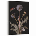 Dark Moody Wall Art - Botanical Elegance with Butterflies and Snails