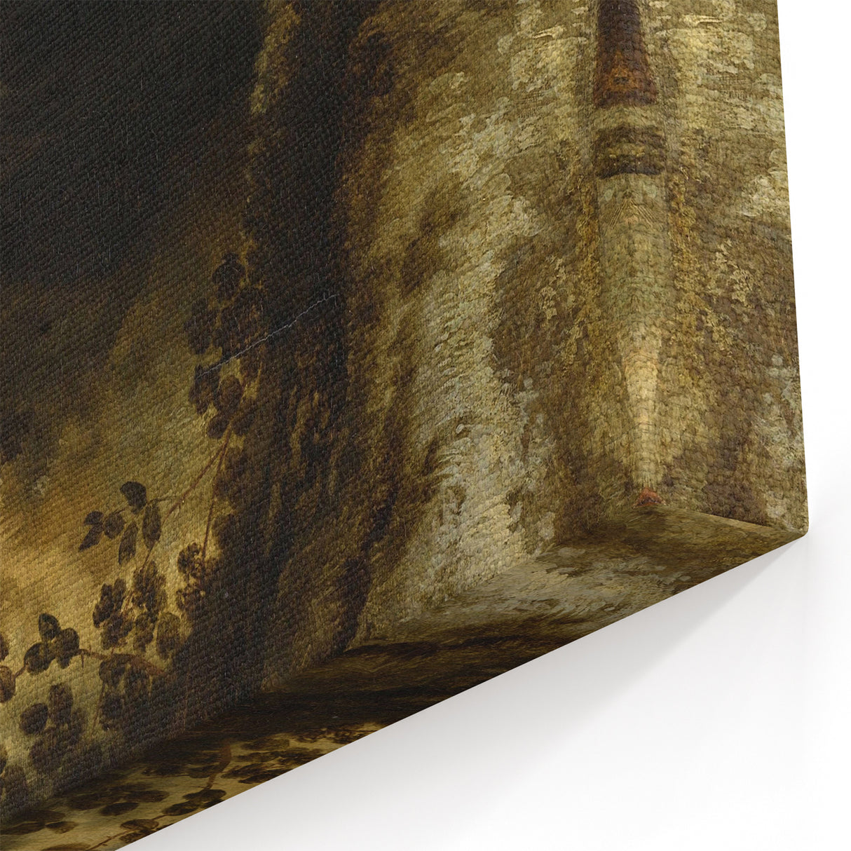 Dark Moody Wall Art - Forest Scene with Butterflies and Serpents