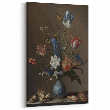 Timeless Dark Prints - Classic Floral Still Life with Rich Dark Hues