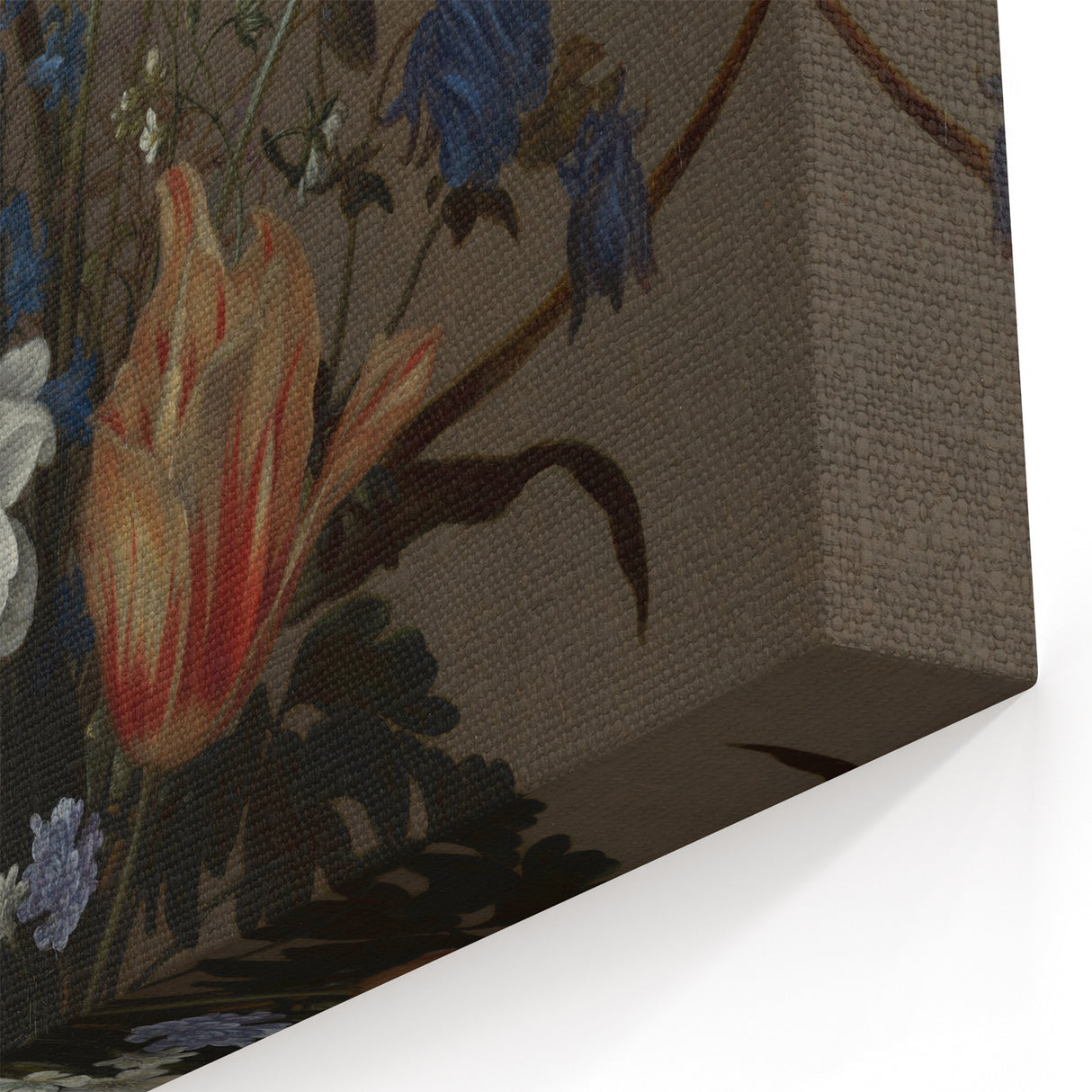 Timeless Dark Prints - Classic Floral Still Life with Rich Dark Hues