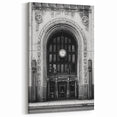 Black and White Detroit Architecture – Elegant City Landmark Wall Art