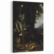 Dark Moody Wall Art - Forest Scene with Butterflies and Woodland Creatures