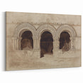 Dark Moody Wall Art - Ancient Archways Study - Timeless Dark Prints