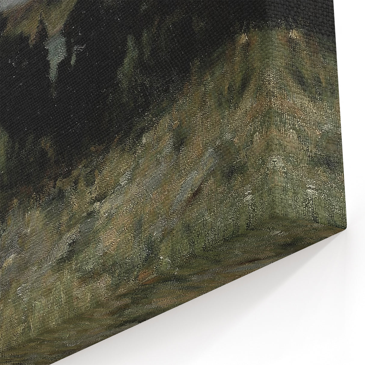 Dark Moody Wall Art - Misty Forest Landscape - Moody Art Prints