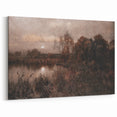 Dark Moody Wall Art - Twilight River Scene - Timeless Dark Prints