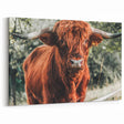 Rustic Highland Cow Wall Art – Farmhouse Country Style Decor