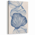 Oceanic Shells Abstract - Coastal Wall Art for Nautical Decor