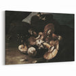 Dark Moody Wall Art - Dramatic Mushroom Still Life with Shadows