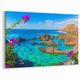 Porto Photography Art - Vibrant Coastal Rock Formations