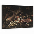Dark Art Decor - Moody Still Life with Fruits and Rustic Elegance