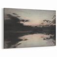 Timeless Dark Prints - Serene Lakeside at Dusk with Reflections