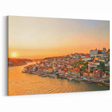 Porto Art Prints - Sunset Over Douro River