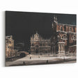 Moody Venetian Nightscape Wall Art - Dark Cityscape for Interior Decor