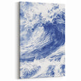 Powerful Ocean Wave Coastal Wall Art - Nautical Seaside Artwork
