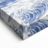 Powerful Ocean Wave Coastal Wall Art - Nautical Seaside Artwork