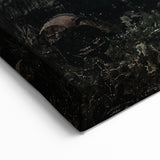 Timeless Rural Cottage Scene - Dark Moody Art for Interior Elegance