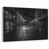 Detroit Skyline Art - Black and White Detroit Photography Print