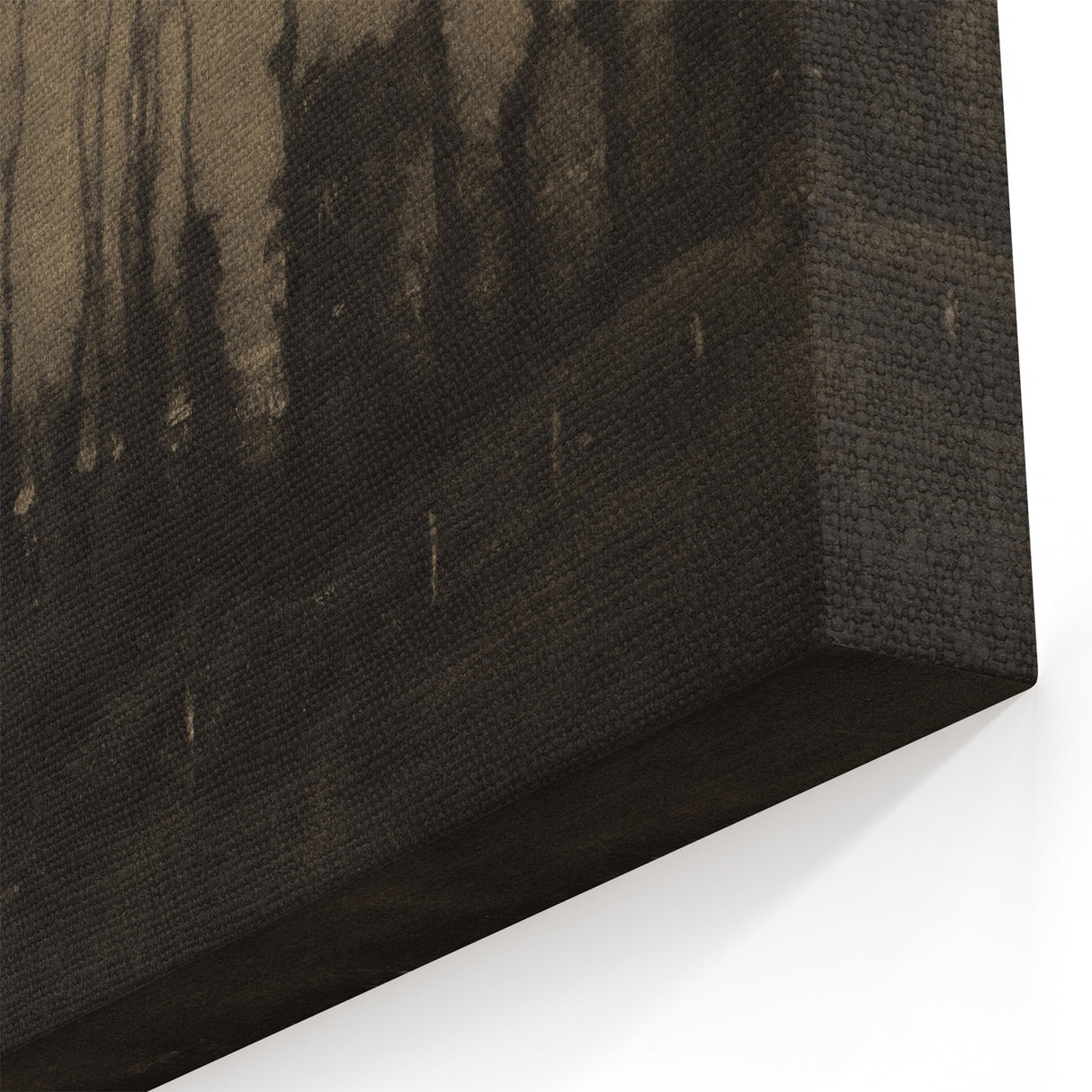 Moody Tree Line Wall Art - Atmospheric Dark Landscape for Interiors