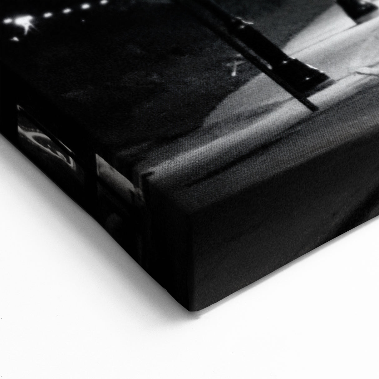 Detroit Canvas Print - Dramatic Nighttime Detroit Cityscape Art