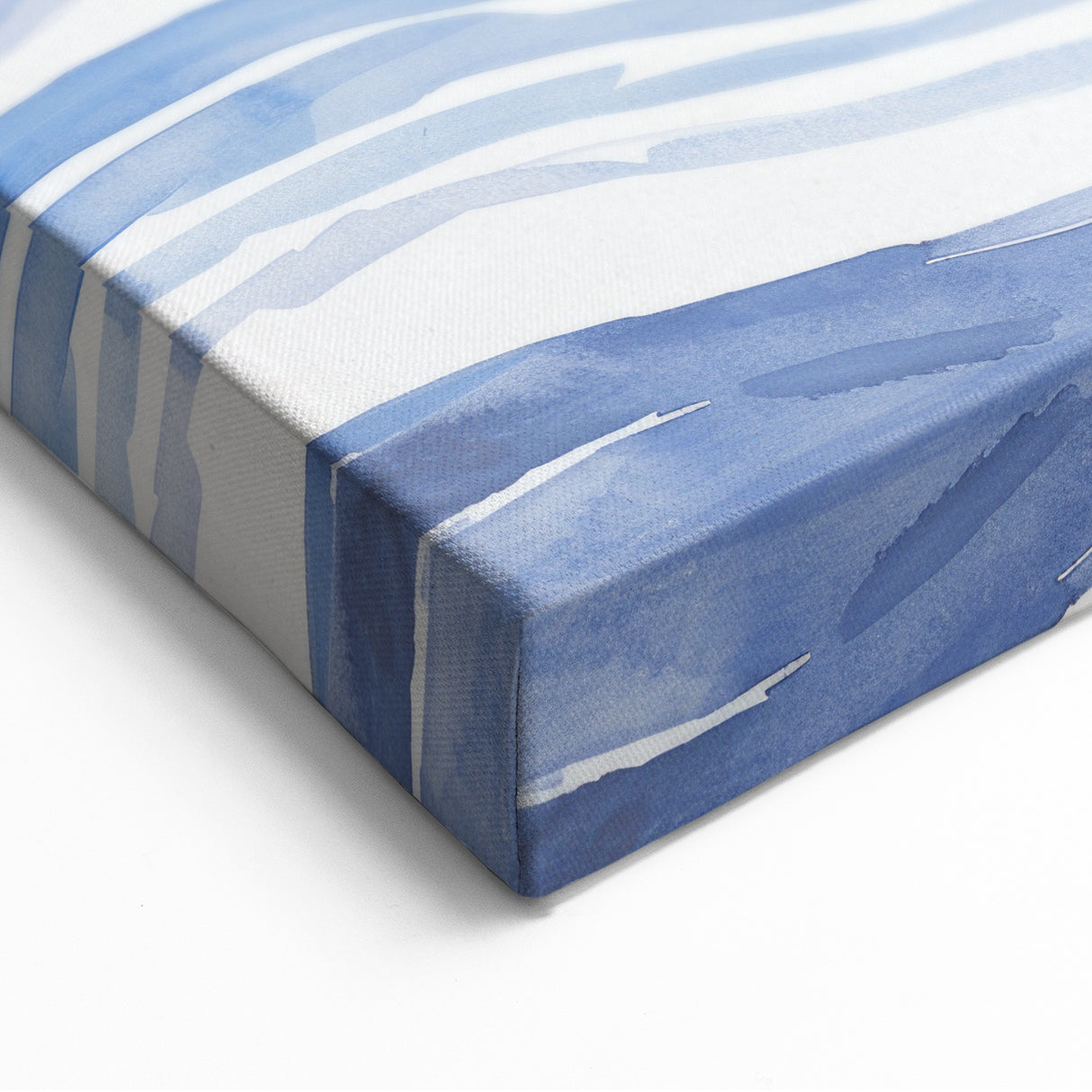 Watercolor Waves Coastal Wall Art - Oceanic Nautical Decor Print
