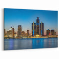 Detroit Skyline Art - Vibrant Detroit Cityscape Photography Print