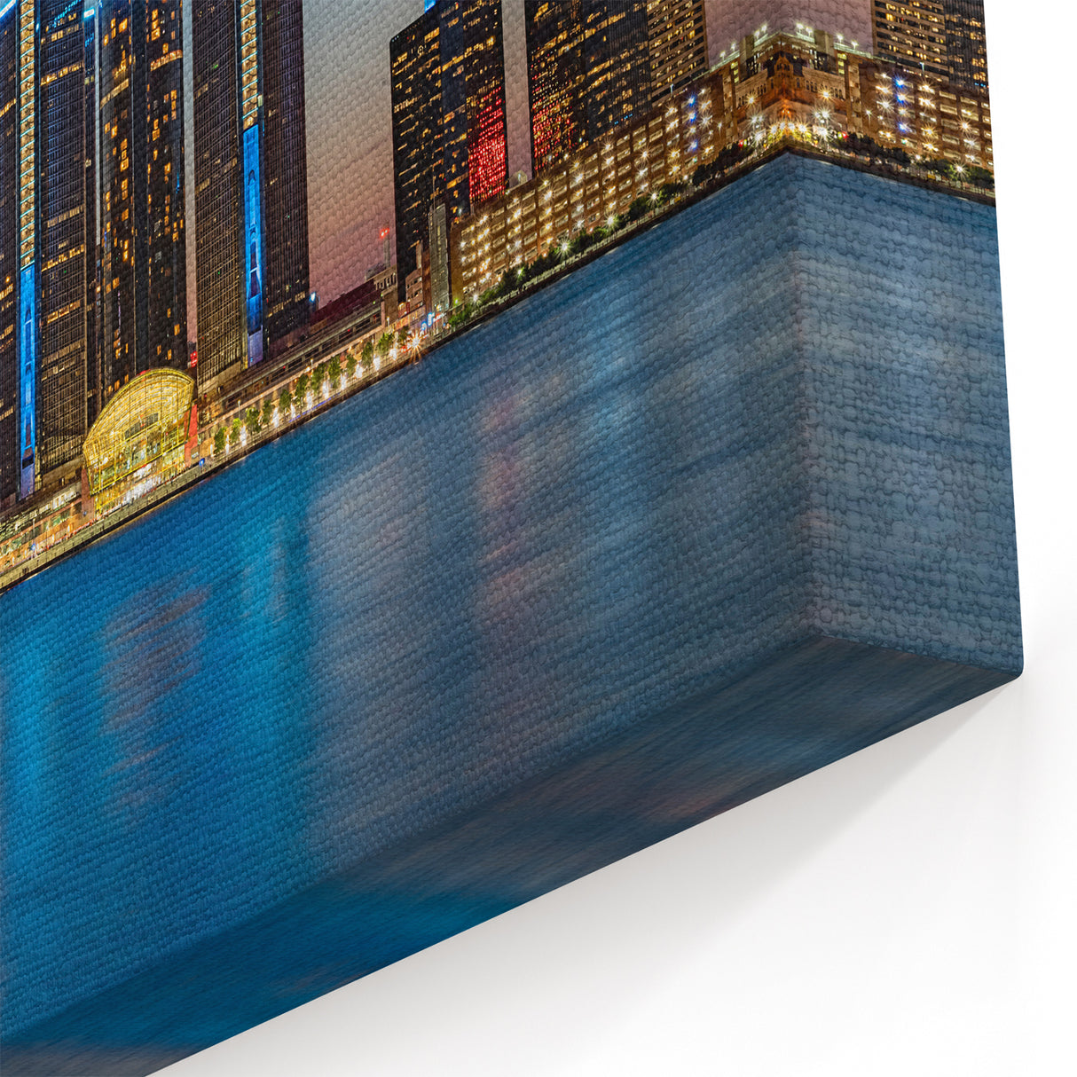 Detroit Skyline Art - Vibrant Detroit Cityscape Photography Print