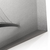 Detroit Wall Art - Minimalist Detroit Bridge Photography Print