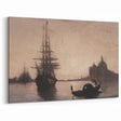 Venetian Harbor at Dusk - Dark Moody Maritime Wall Art Decor