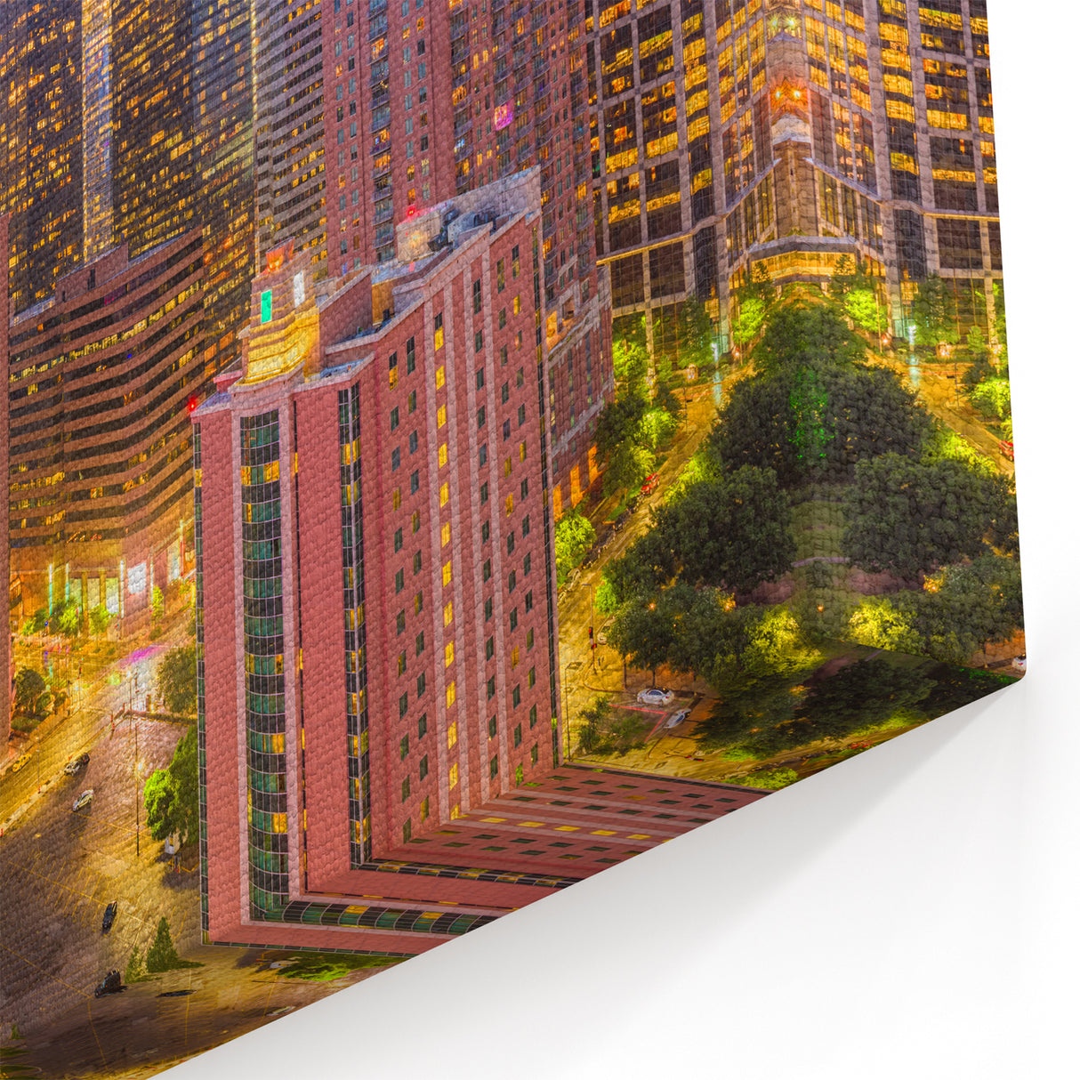 Houston Skyline Canvas - Stunning Texas Cityscape Prints at Dusk