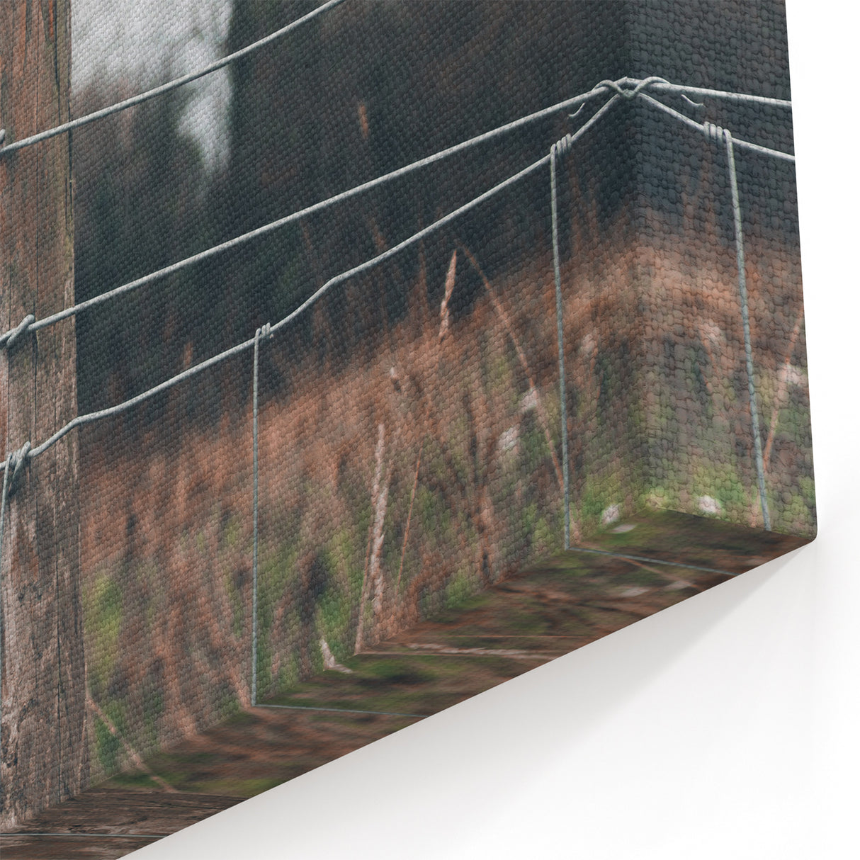 Farmhouse Wall Art: Rustic Fence Post - Country Style Decor