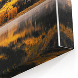 Mountain Reflection - Serene Autumn Landscape Art