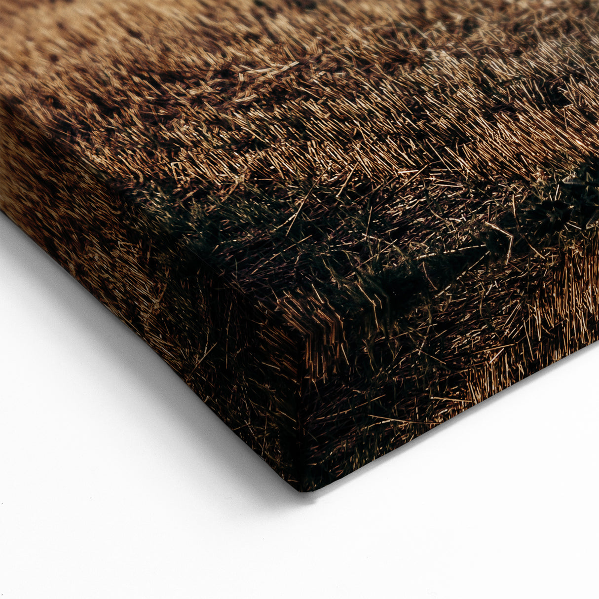 Farmhouse Wall Art: Hay Bales in Field - Rustic Country Decor