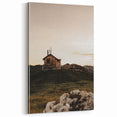 Mountain Cabin Serenity - Rustic Landscape Wall Art