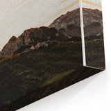 Mountain Cabin Serenity - Rustic Landscape Wall Art