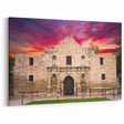 San Antonio Wall Art - Alamo Sunset Scene Texas Cityscapes on Canvas