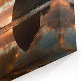 Oregon Coast Scenic Art - Cannon Beach Sunset with Haystack Rock Print
