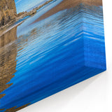 Coastal Art Prints of Cannon Beach - Haystack Rock Under Clear Blue Sky