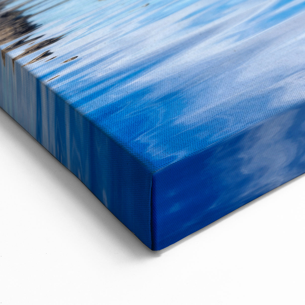 Coastal Art Prints of Cannon Beach - Haystack Rock Under Clear Blue Sky