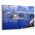 Crater Lake National Park Canvas Art - Scenic Wizard Island View