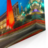 San Antonio Wall Art - Torch of Friendship Sculpture Texas Cityscape Print