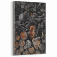 Rustic Wall Art - Stacked Logs Farmhouse Decor for Cozy Rustic Homes