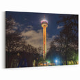 San Antonio Skyline Prints - Tower of the Americas Night Scene Wall Art