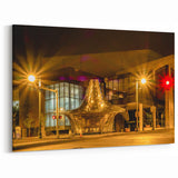 Memphis Wall Art - Stunning Poplar Avenue Tennessee Skyline Canvas Print