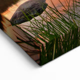 Mount Hood Canvas Wall Art - Sunset Reflection Landscape Print