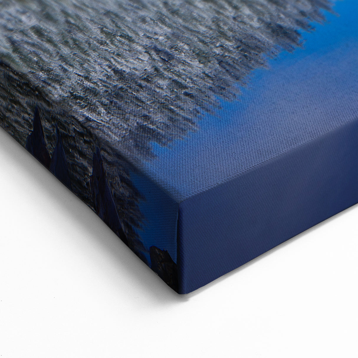 Mount Hood Landscape Wall Art - Snowy Forest Lake Reflection Print