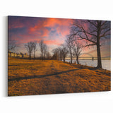 Memphis Wall Art - Riverside Sunset with Hernando de Soto Bridge Canvas