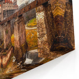 Bucharest Cityscapes - Historic Romanian Castle Wall Art Print