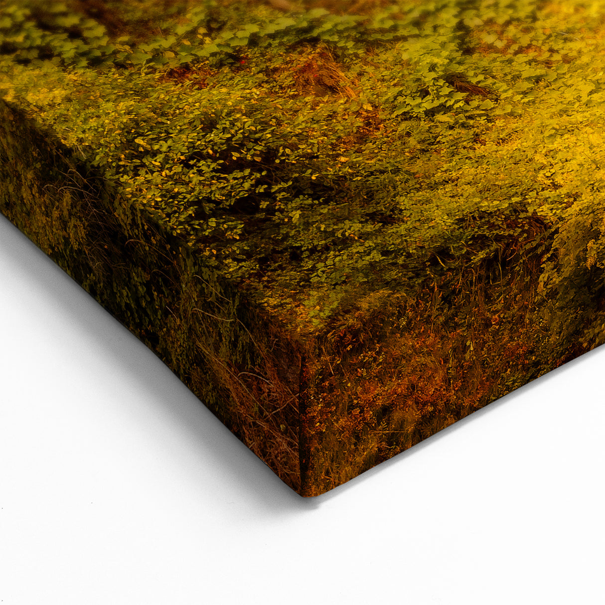 Golden Multnomah Falls Canvas Wall Art - Autumn-Inspired Scenic Decor