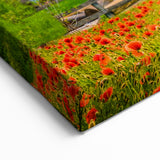 Romania Wall Art - Traditional Cottage and Carpathian Mountains Print