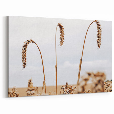 Rustic Wheat Farmhouse Wall Art – Vintage-Inspired Country Style Decor